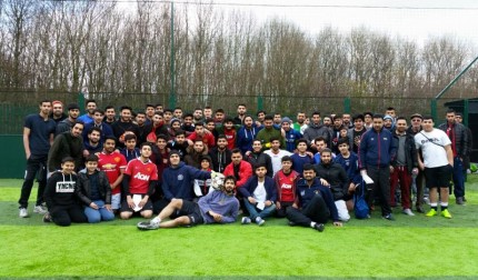 British Muslim Youth play football for peace
