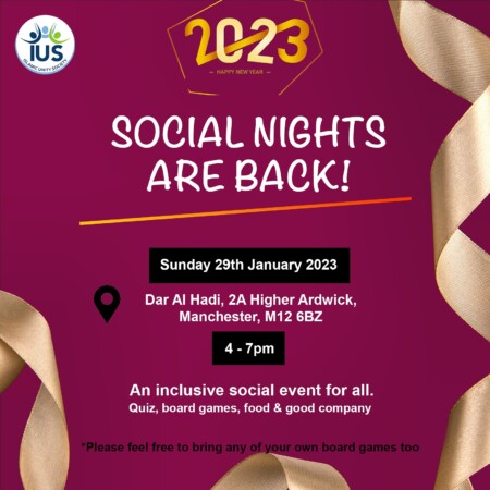 IUS Social Nights are back!
