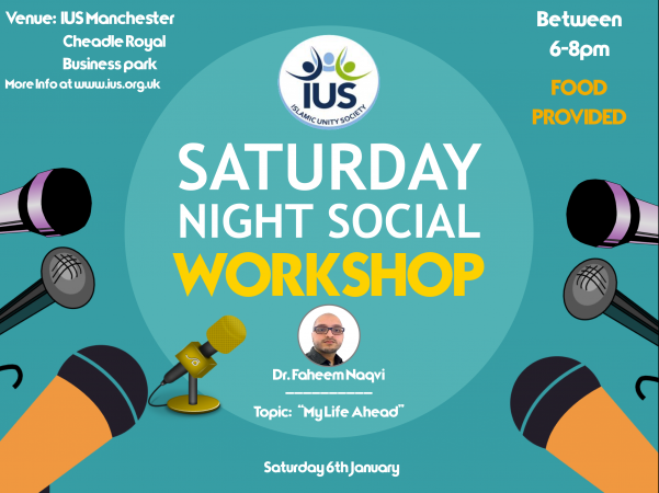 SNS – Workshop: ‘My Life Ahead’, with: Dr. Faheem Naqvi