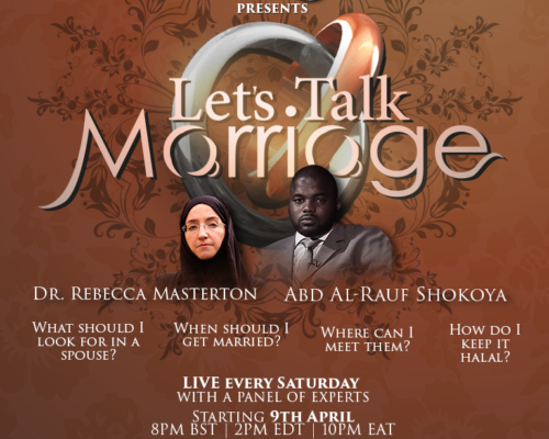 Let’s talk marriage