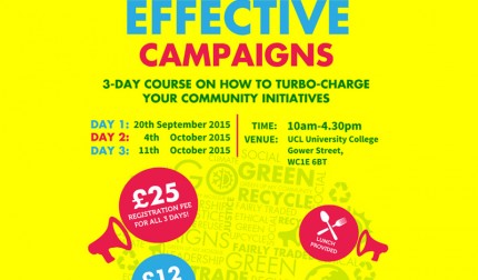 New! – Running Effective Campaigns workshops