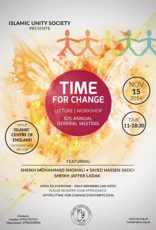 Time for Change – Motivational workshop & IUS AGM 2014