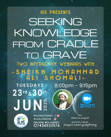 Seeking Knowledge From Cradle To Grave